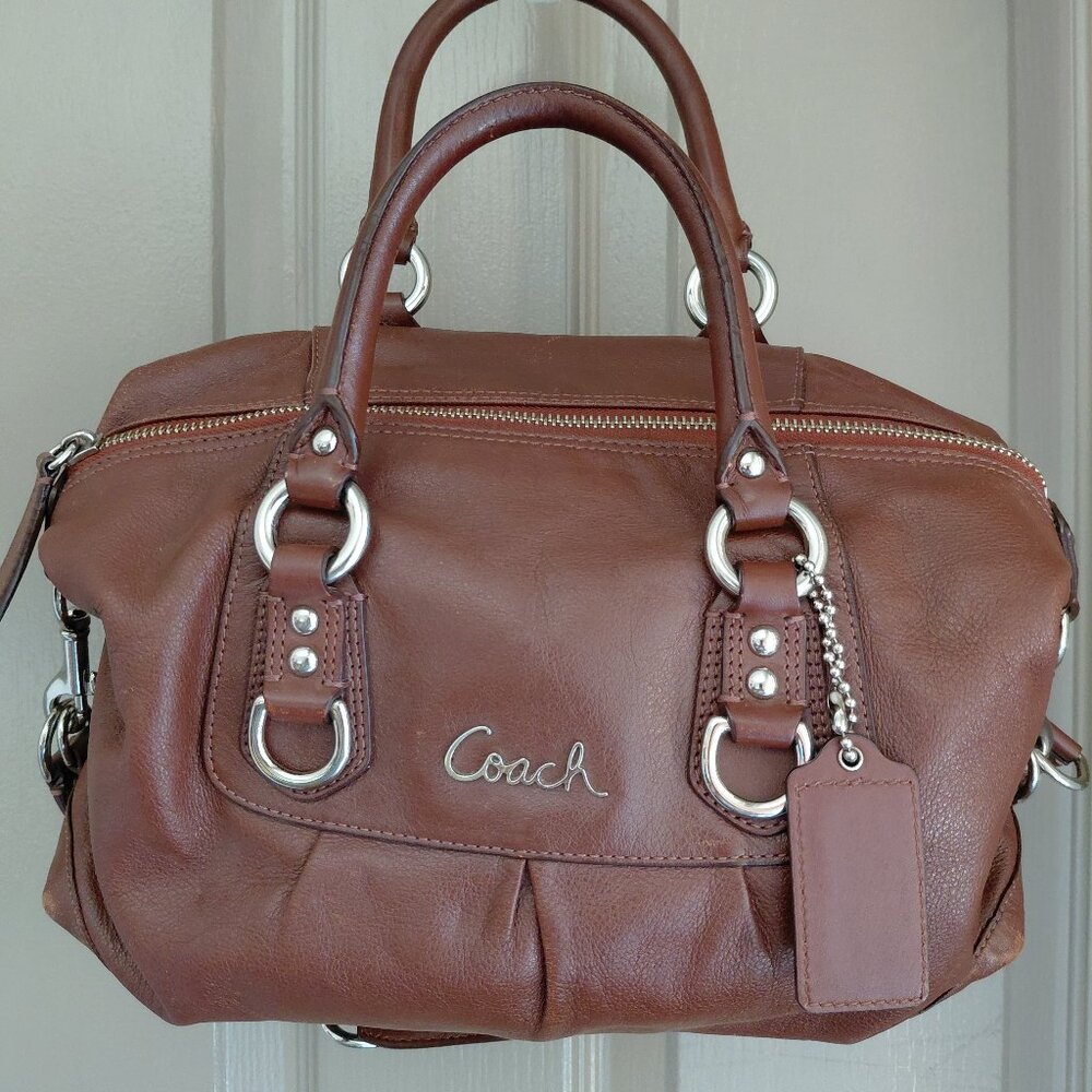 Coach Kristin Leather Hobo (F15443) Vintage Brown